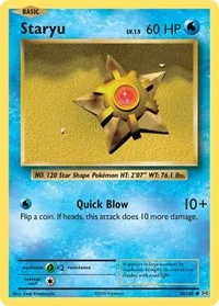 Staryu | 30/108 | Reverse Holofoil | XY - Evolutions