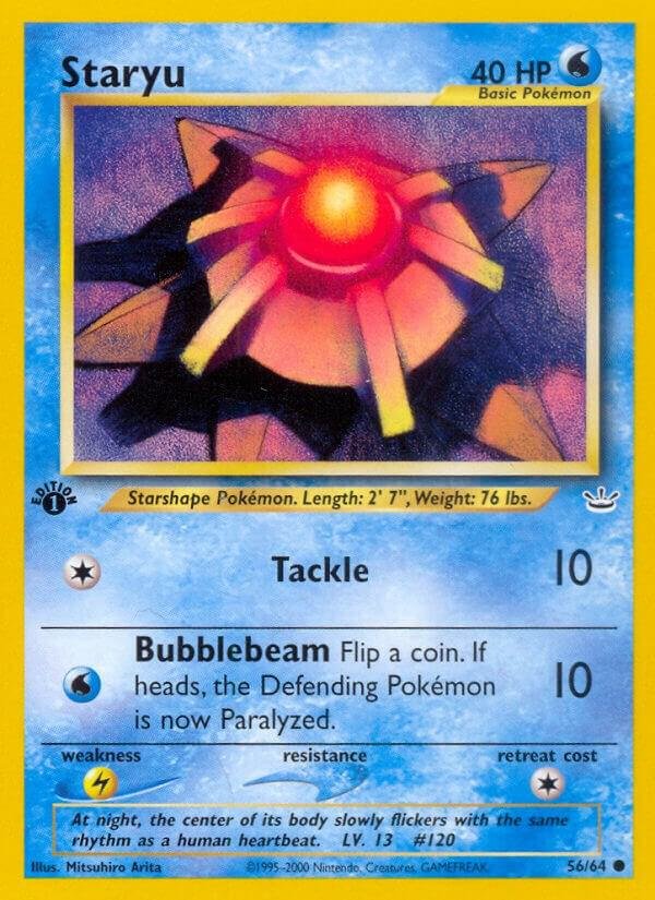 Staryu 56/64 1st Edition Neo Revelation