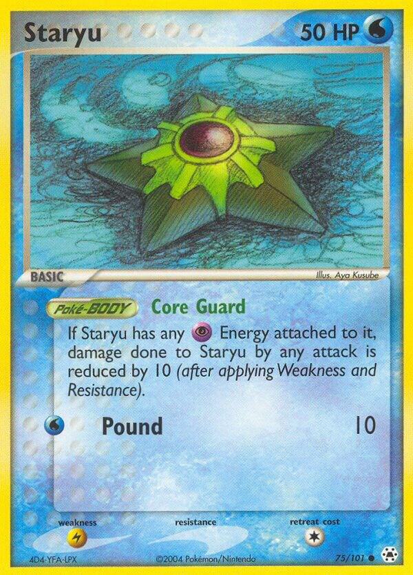 Staryu 75/101 Reverse Holofoil Hidden Legends Staryu 75/101 Reverse Holofoil Hidden Legends