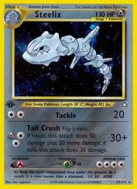 Steelix | 015/111 | 1st Edition Holofoil | Neo Genesis Steelix | 015/111 | 1st Edition Holofoil | Neo Genesis