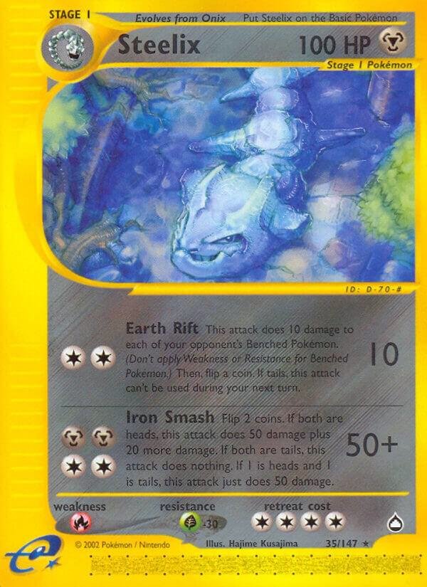 Steelix 035/147 Reverse Holofoil Aquapolis