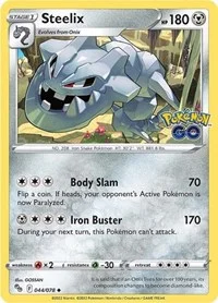Steelix | 044/078 | Reverse Holofoil | Pokemon GO Steelix | 044/078 | Reverse Holofoil | Pokemon GO