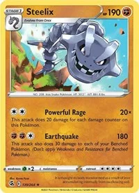 Steelix | 139/264 | Holofoil | SWSH08: Fusion Strike