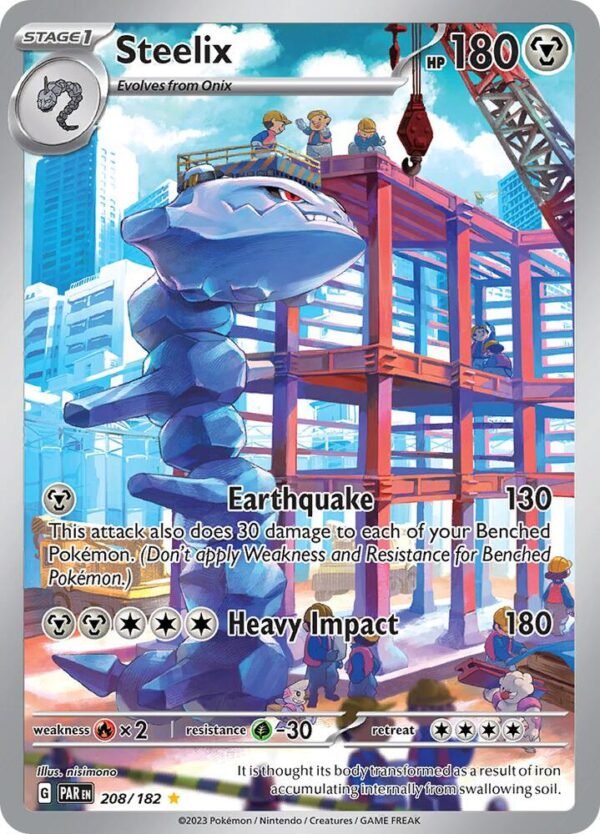 Steelix 208/182 Holofoil SV04: Paradox Rift
