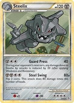Steelix 24/95 (HGSS Unleashed) 024/095 Holofoil Deck Exclusives