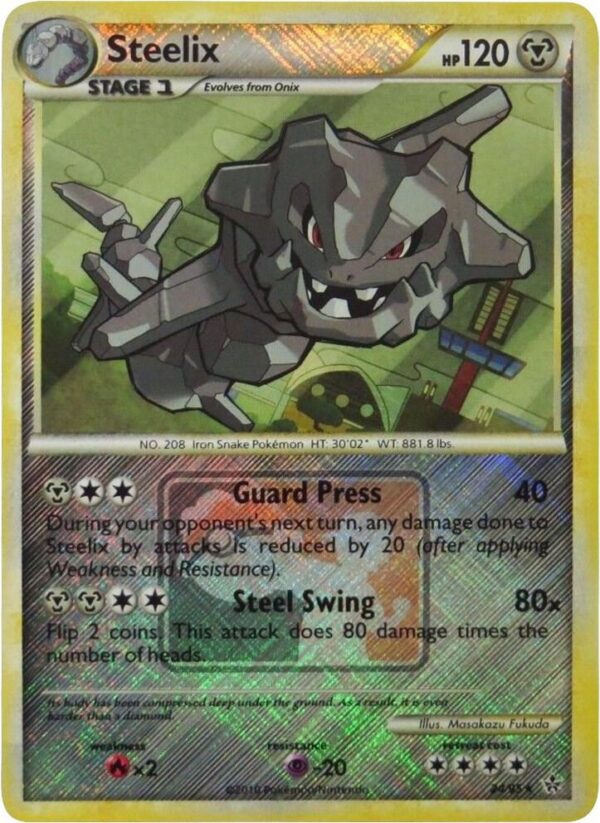 Steelix 24/95 (League Promo) 024/095 Reverse Holofoil League & Championship Cards Steelix 24/95 (League Promo) 024/095 Reverse Holofoil League & Championship Cards
