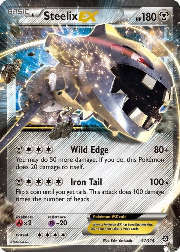 Steelix EX 67/114 Holofoil XY – Steam Siege