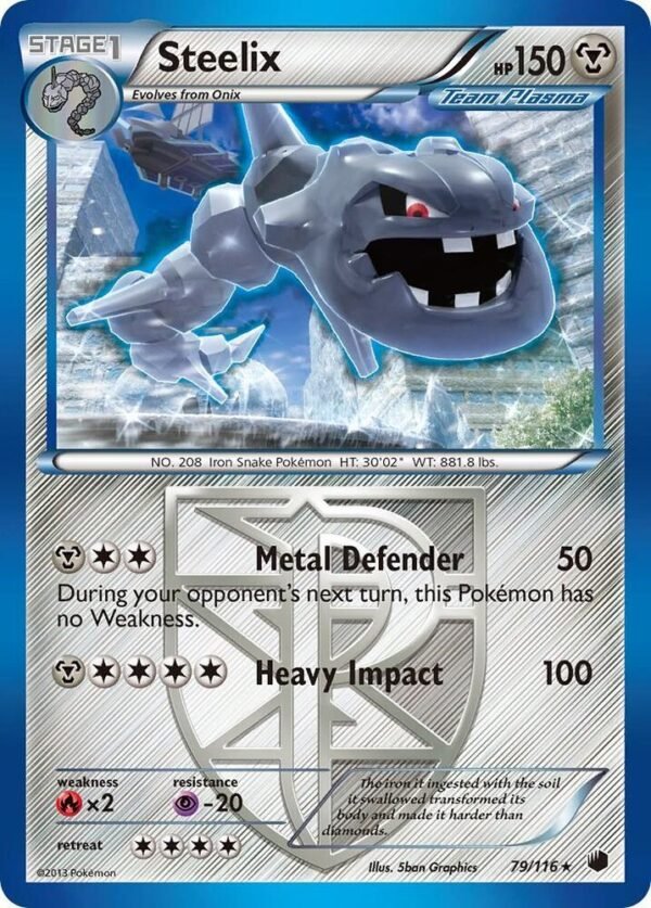 Steelix (Team Plasma) 79/116 Normal Plasma Freeze