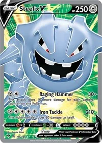 Steelix V (Full Art) | 176/185 | Holofoil | SWSH04: Vivid Voltage