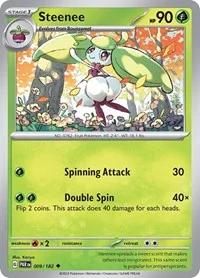 Steenee | 009/182 | Reverse Holofoil | SV04: Paradox Rift