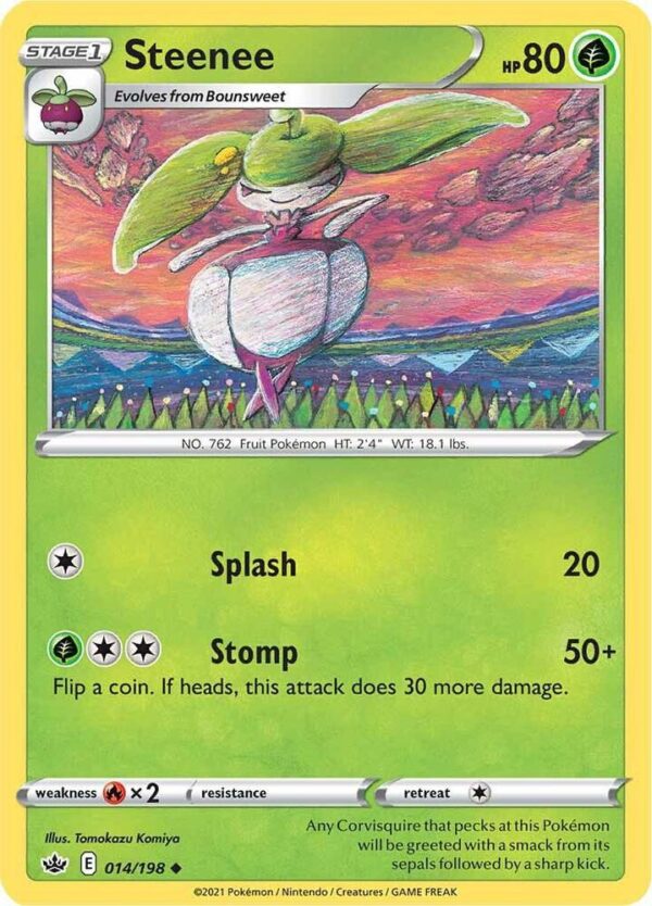 Steenee 014/198 Normal SWSH06: Chilling Reign