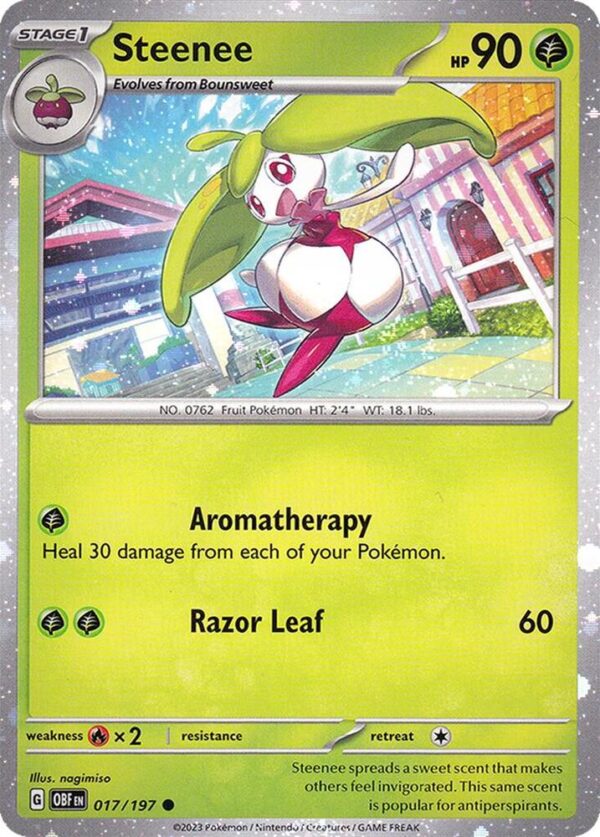 Steenee 017/197 (Cosmos Holo) Holofoil Miscellaneous Cards & Products Steenee 017/197 (Cosmos Holo) Holofoil Miscellaneous Cards & Products