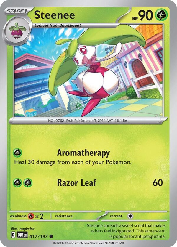 Steenee 017/197 Normal SV03: Obsidian Flames Steenee 017/197 Normal SV03: Obsidian Flames