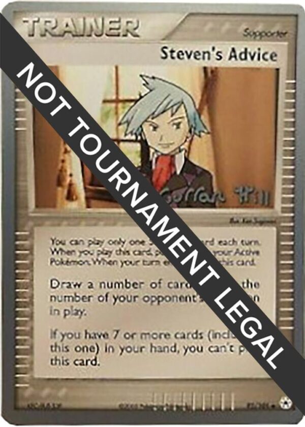 Steven’s Advice 2005 (Curran Hill) 92/101 Normal World Championship Decks