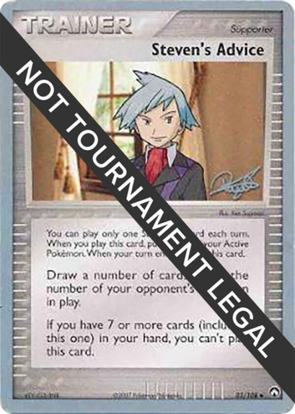 Steven’s Advice 2008 (Paul Atanassov) 83/108 Normal World Championship Decks