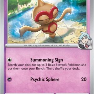 Steven’s Baltoy 083/182 Reverse Holofoil SV10: Destined Rivals