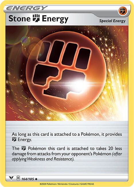 Stone Fighting Energy 164/185 Normal SWSH04: Vivid Voltage