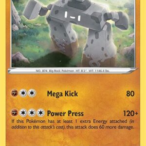 Stonjourner 111/192 Reverse Holofoil SWSH02: Rebel Clash Stonjourner 111/192 Reverse Holofoil SWSH02: Rebel Clash