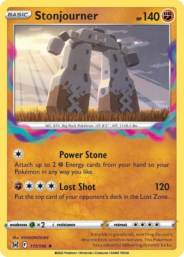 Stonjourner 111/196 Normal SWSH11: Lost Origin
