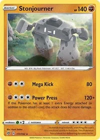 Stonjourner | 111/192 | Reverse Holofoil | SWSH02: Rebel Clash