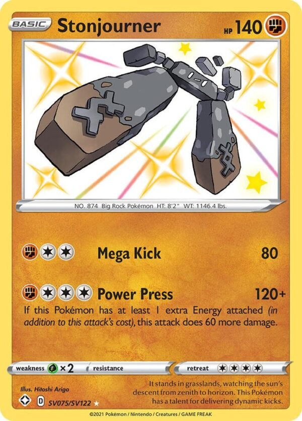 Stonjourner SV075/SV122 Holofoil Shining Fates: Shiny Vault