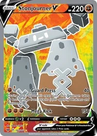 Stonjourner V (Full Art) | 193/202 | Holofoil | SWSH01: Sword & Shield Base Set