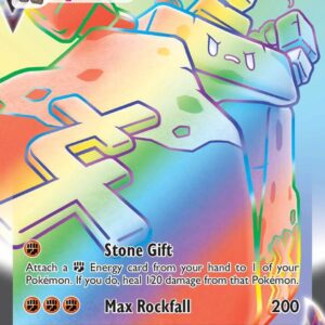 Stonjourner VMAX (Secret) 205/202 Holofoil SWSH01: Sword & Shield Base Set Stonjourner VMAX (Secret) 205/202 Holofoil SWSH01: Sword & Shield Base Set