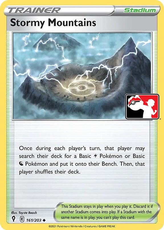 Stormy Mountains 161/203 Normal Prize Pack Series Cards