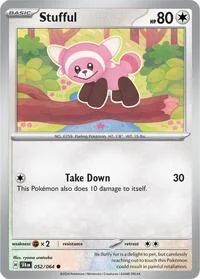 Stufful | 052/064 | Reverse Holofoil | SV: Shrouded Fable Stufful | 052/064 | Reverse Holofoil | SV: Shrouded Fable