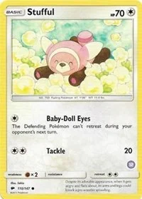 Stufful (12) | 110/147 | Normal | SM Trainer Kit: Alolan Sandslash & Alolan Ninetales