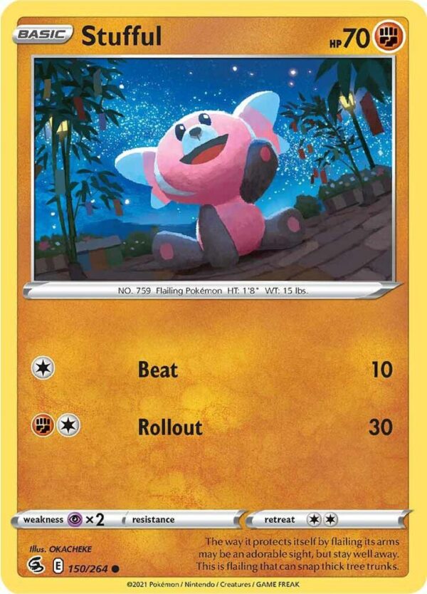 Stufful 150/264 Reverse Holofoil SWSH08: Fusion Strike