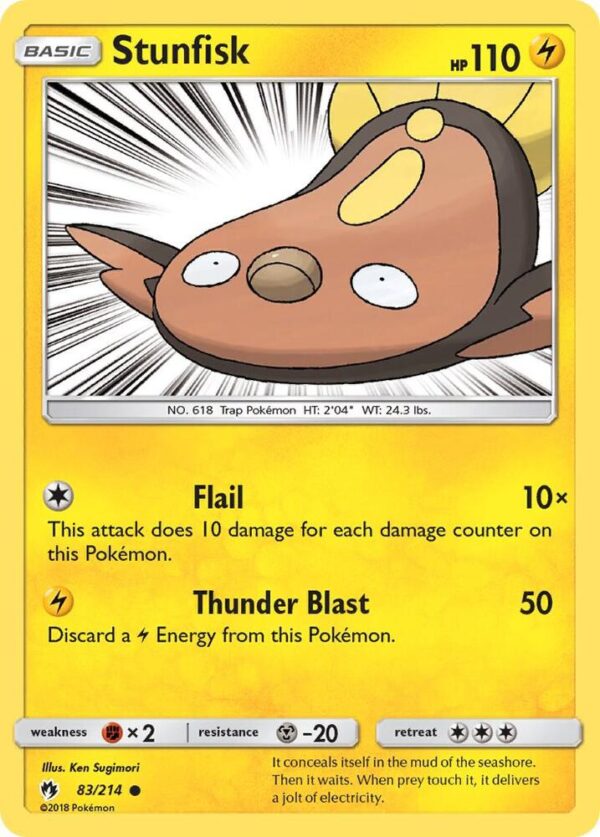 Stunfisk 83/214 Normal SM – Lost Thunder
