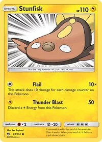 Stunfisk | 83/214 | Normal | SM - Lost Thunder