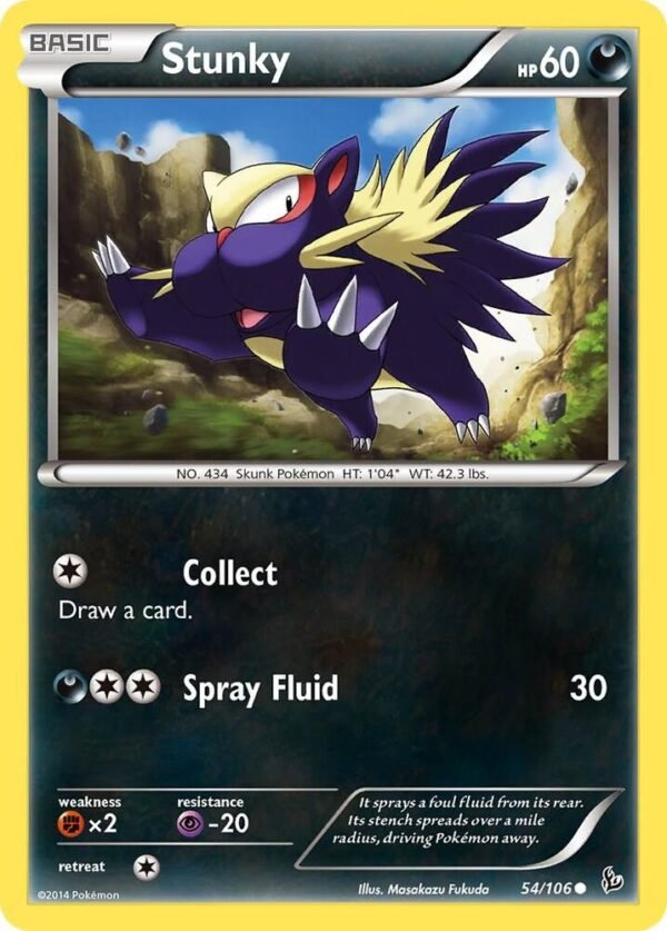Stunky (54) 54/106 Normal XY – Flashfire Stunky (54) 54/106 Normal XY – Flashfire