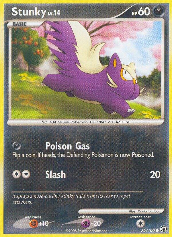 Stunky 76/100 Reverse Holofoil Majestic Dawn