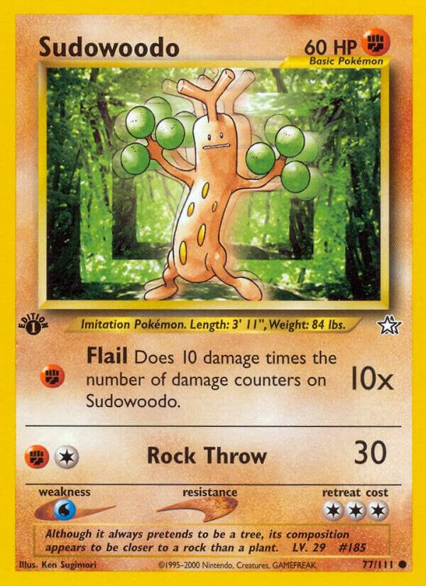 Sudowoodo 077/111 Unlimited Neo Genesis