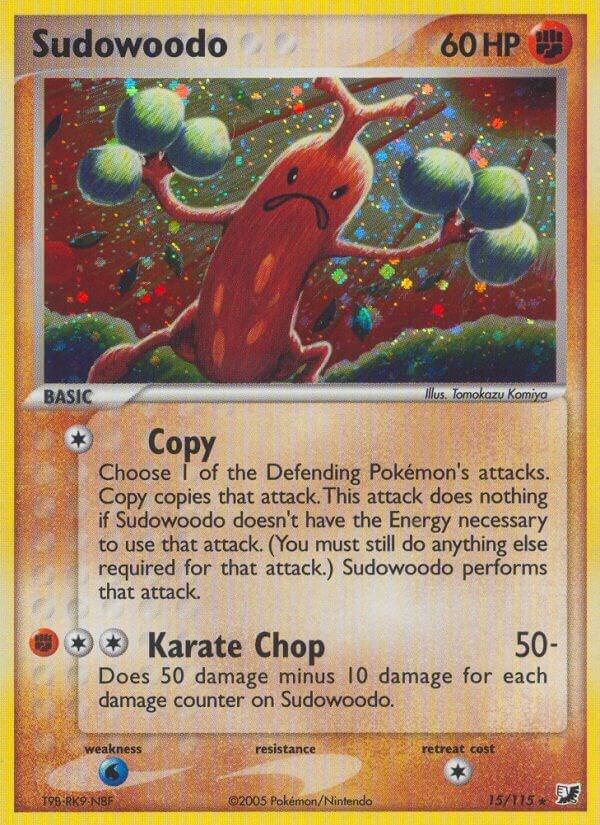 Sudowoodo 15/115 Reverse Holofoil Unseen Forces