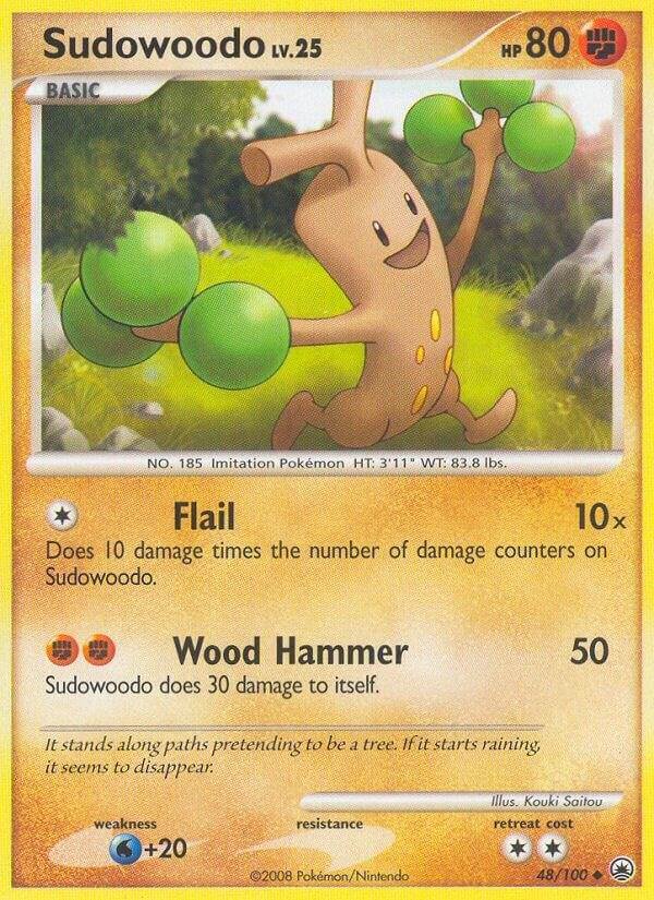 Sudowoodo 48/100 Reverse Holofoil Majestic Dawn