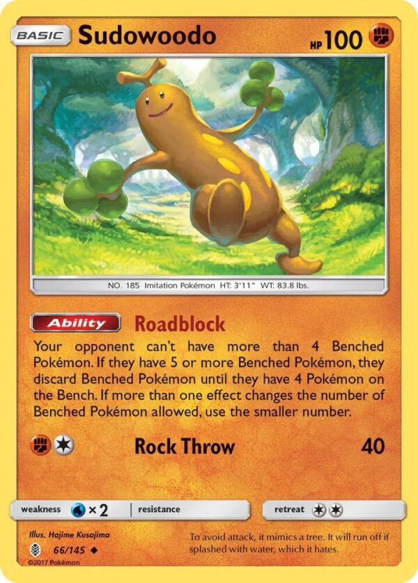 Sudowoodo 66/145 Normal SM – Guardians Rising