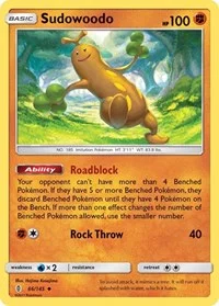 Sudowoodo | 66/145 | Reverse Holofoil | SM - Guardians Rising