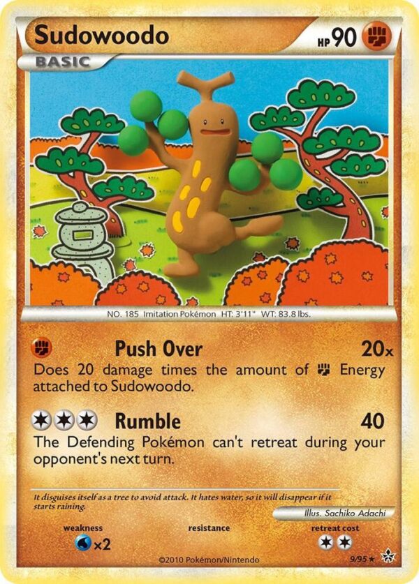 Sudowoodo 9/95 Reverse Holofoil Unleashed Sudowoodo 9/95 Reverse Holofoil Unleashed