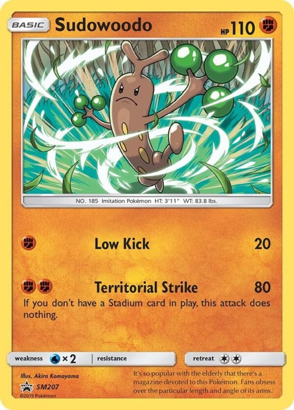 Sudowoodo SM207 Holofoil SM Promos