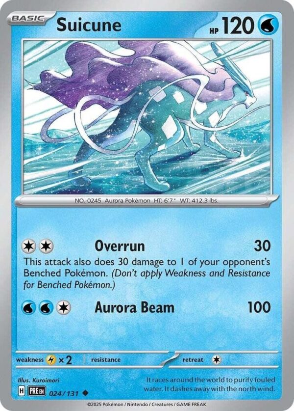 Suicune 024/131 Normal SV: Prismatic Evolutions