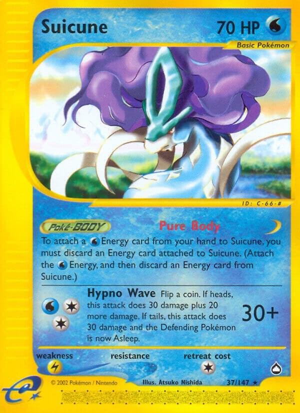 Suicune 037/147 Reverse Holofoil Aquapolis