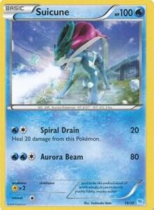 Suicune (14 Non-Holo) 14/30 Normal XY Trainer Kit: Pikachu Libre & Suicune
