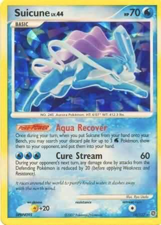 Suicune 19/132 (Cracked Ice Holo) 019/132 Holofoil Miscellaneous Cards & Products Suicune 19/132 (Cracked Ice Holo) 019/132 Holofoil Miscellaneous Cards & Products