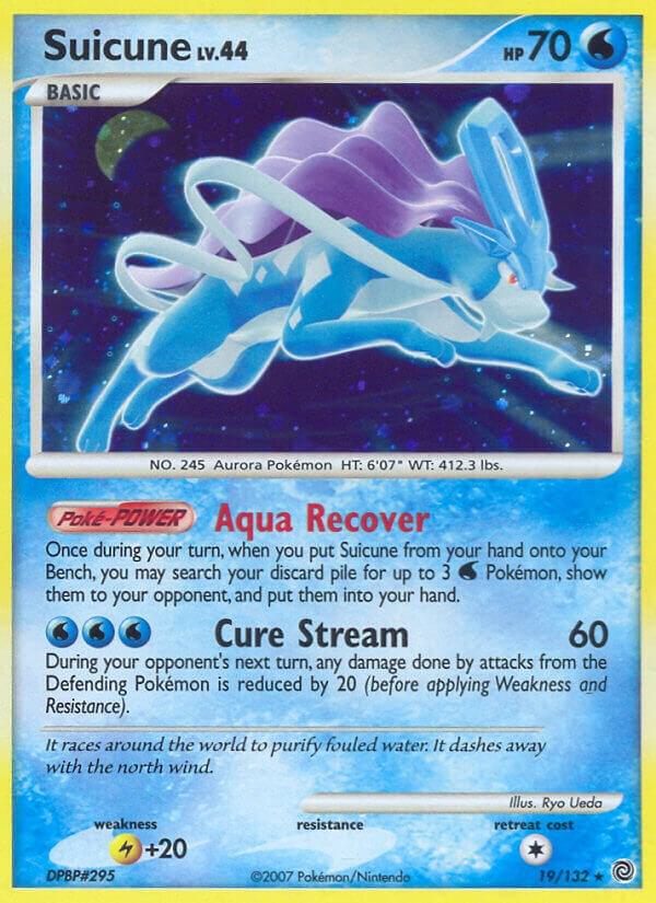 Suicune 19/132 Reverse Holofoil Secret Wonders Suicune 19/132 Reverse Holofoil Secret Wonders