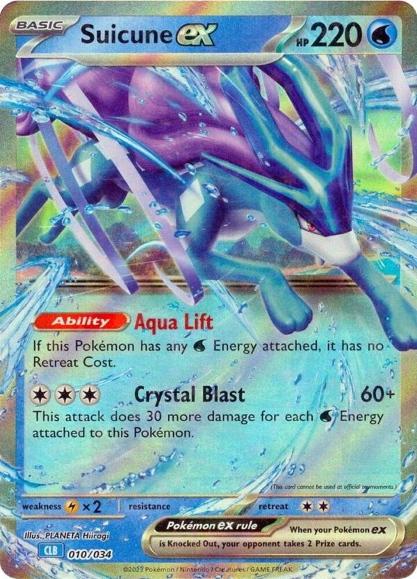 Suicune ex 010/034 Holofoil Trading Card Game Classic