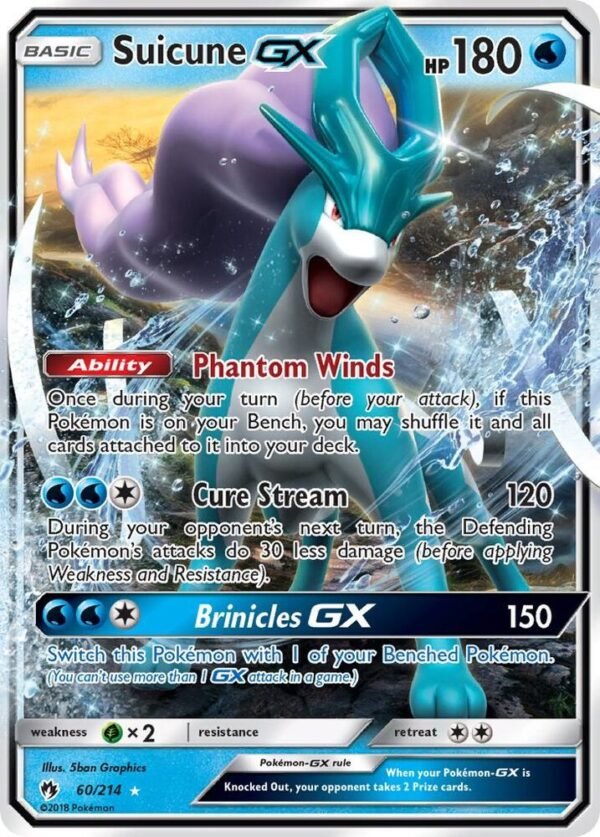 Suicune GX 60/214 Holofoil SM – Lost Thunder