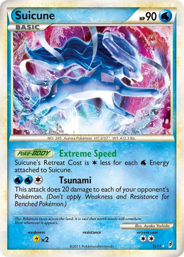 Suicune (Shiny) SL11 Holofoil Call of Legends